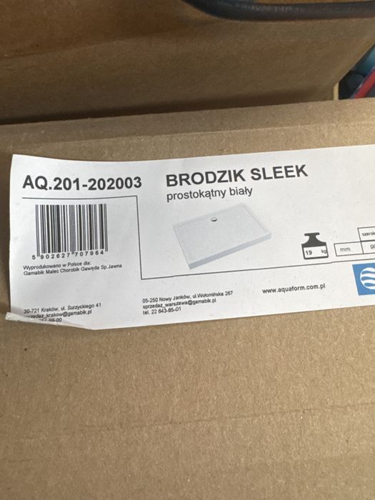 Aquaform brodzik nowy 90x120