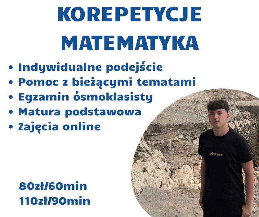Korepetycje matematyka | Matura podstawowa | Egzamin ósmoklasisty
