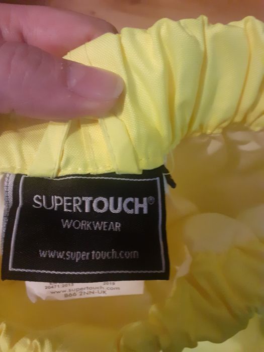 Spodnie robocze odblaskowe supertouch nowe tanio