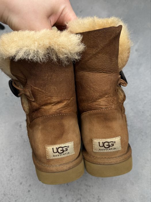 Ugg Śniegowce W Bailey Button  Brązowy