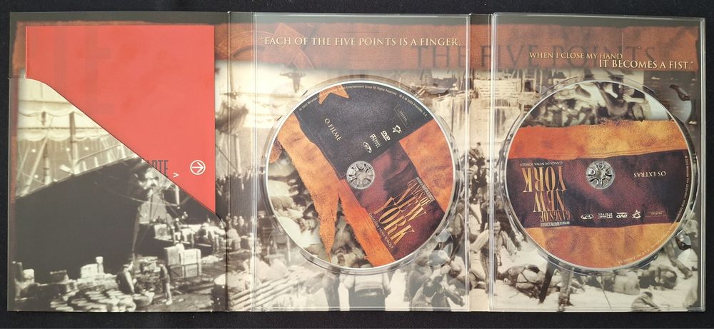 DVD Gangs of New York. Edição Especial de 2 discos digi pack.