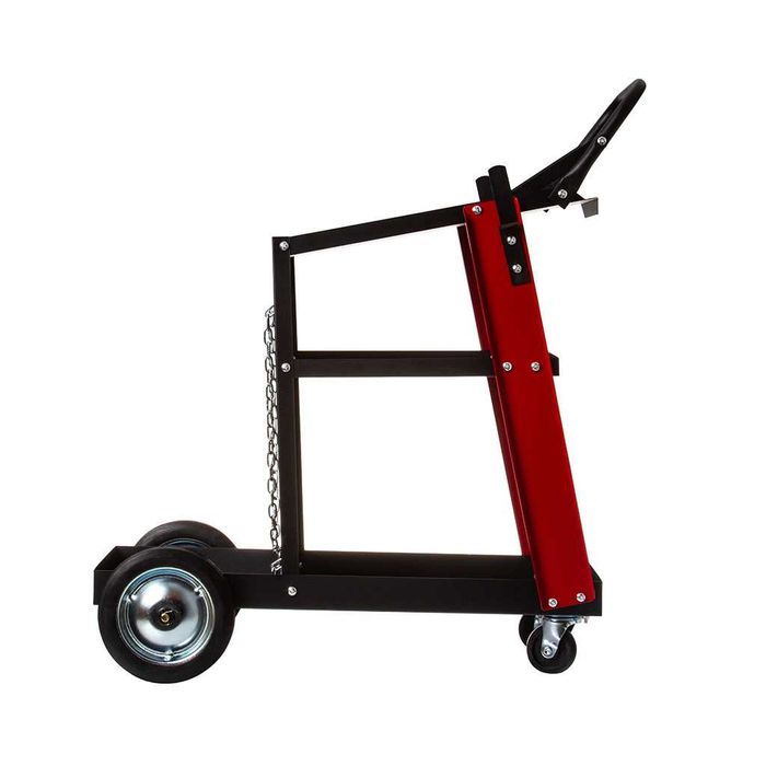 Wózek  SPAWALNICZY DO SPAWAREK z półką na butle pod migomat