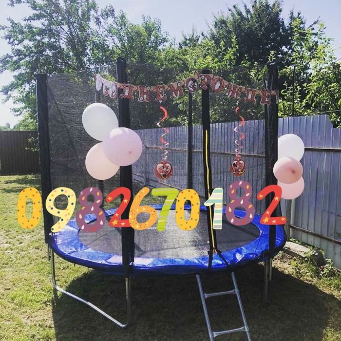 Батут 140см 183см 252см 312см 374см 404см 435см