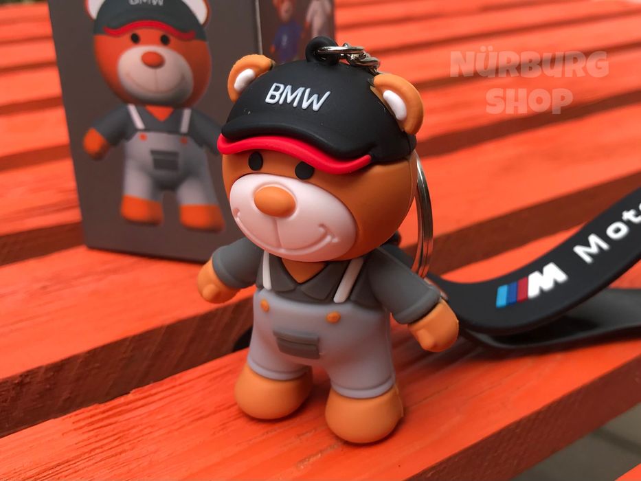 Брелок на ключ мишка BMW M Motorsport медведь БМВ