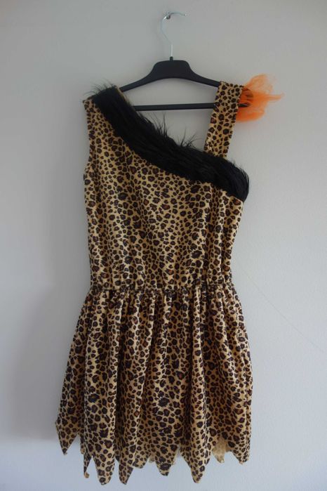 Fato de Troglodita das Cavernas menina 7-9 anos*Envio incluido