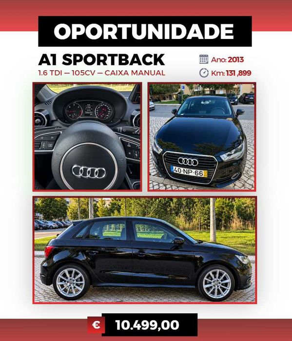 Audi A1 Sportback - Ano 2013