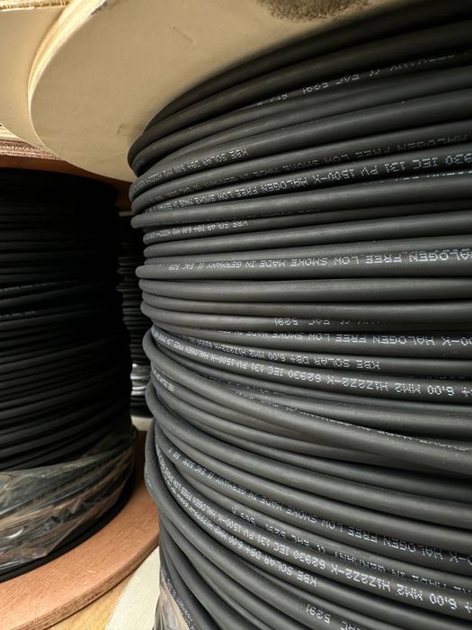 Кабель КВЕ для сонячних станцій 6мм чорний\червоний