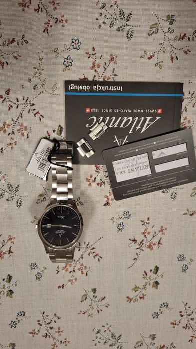 Zegarek Atlantic Classic Sapphire męski