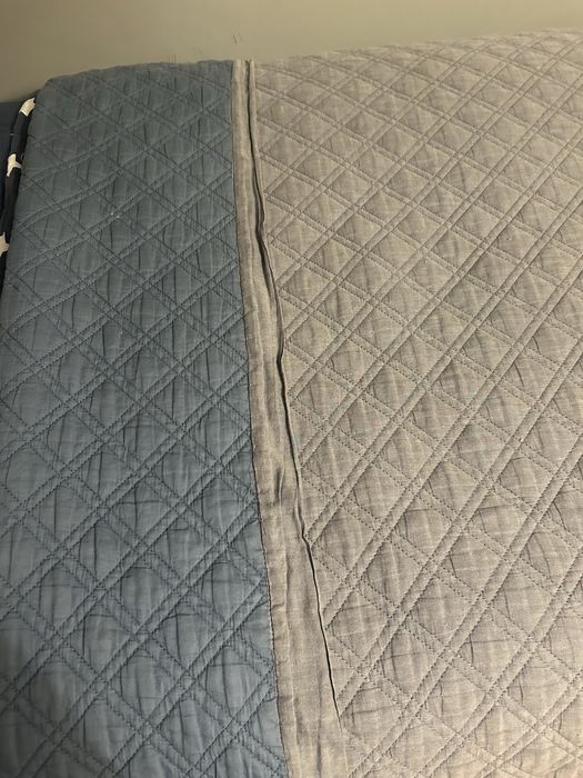 Colcha tipo edredon reversivel solteiro 1,70*2,50 cm Textura