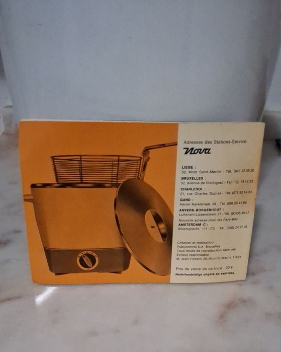 Fritadeira vintage 1960