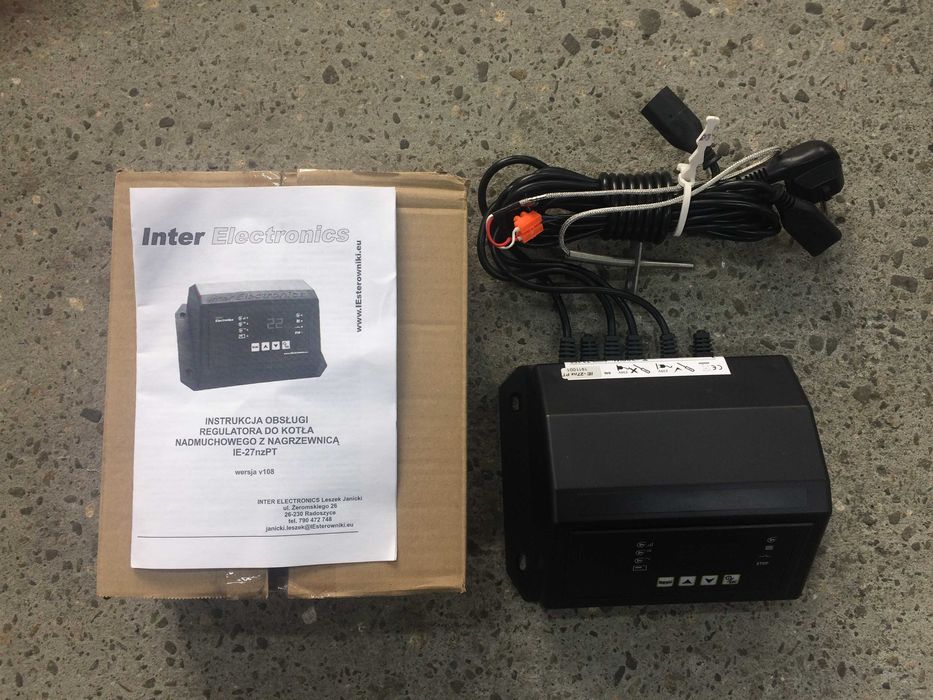 Zestaw do kotła nadmuchowego ( 2x wentylator, sterownik) warsztat