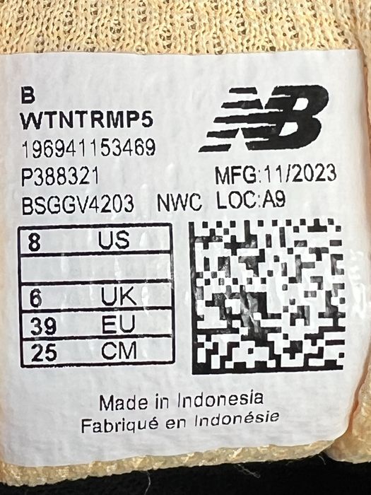 Оригінальні Кросівки  New Balance Nitrel Black 39р.25см.