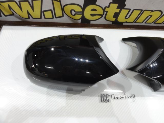 Capas / carcaça de espelhos em preto piano brilhante para BMW E90, E91, E92, E93 LCI M3 Look, E81, E82, E87, E88 LCI M1 Look 2010-2014