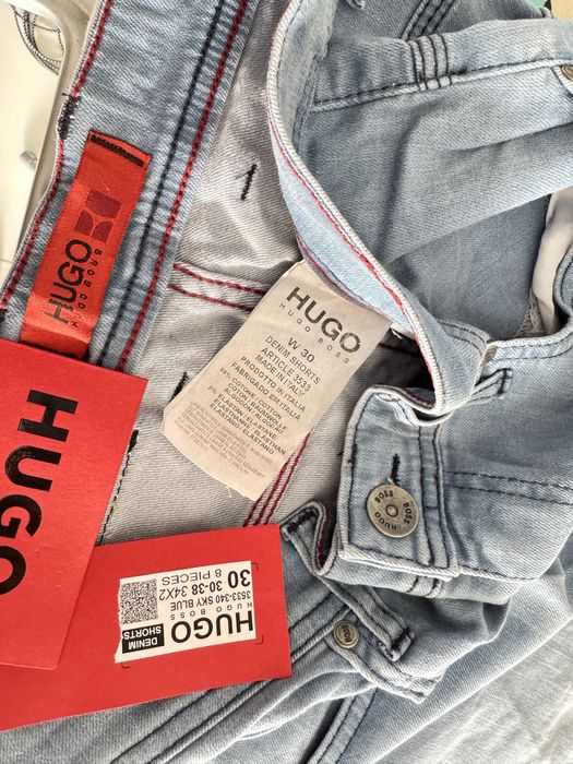 Hugo Boss spodenki dżinsowe męskie