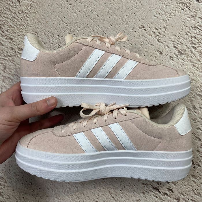 ih9996 оригінал нові жіночі кросівки Adidas vl court bold originals