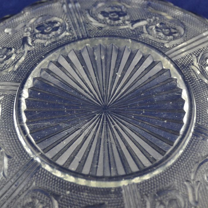 Copo e prato em Vidro da Marinha Grande – Séc. XIX / XX