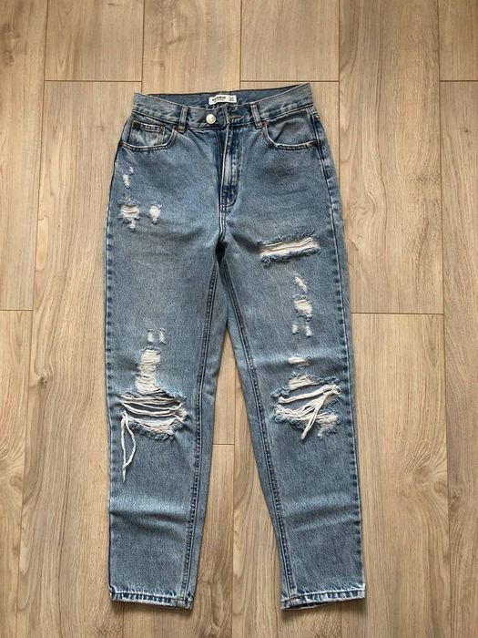 Джинси з високою посадкою (pull and bear), б/у, р.36