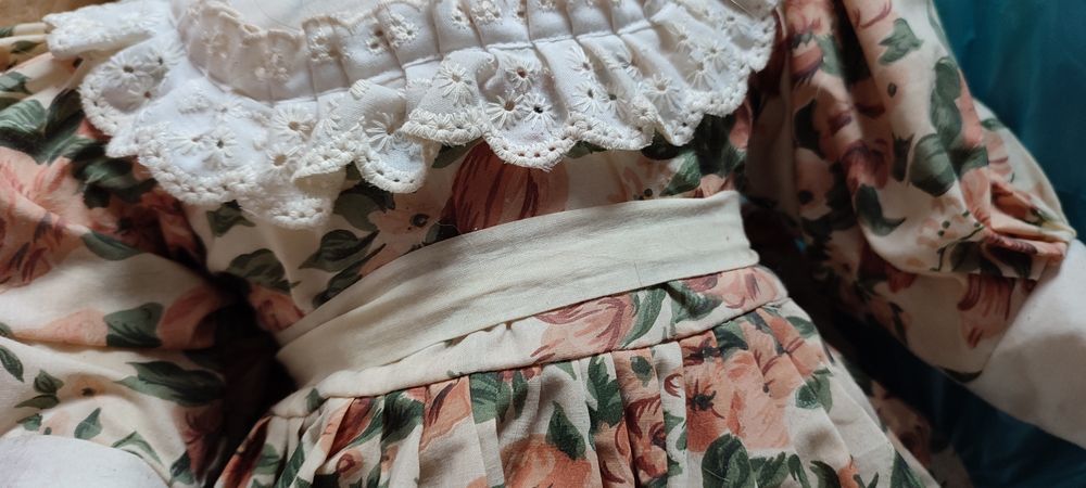 Duża porcelanowa lalka kolekcjonerska sygnowana unikat