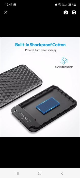 Obudowa dysku Orico ssd i HDD 2.5 cala