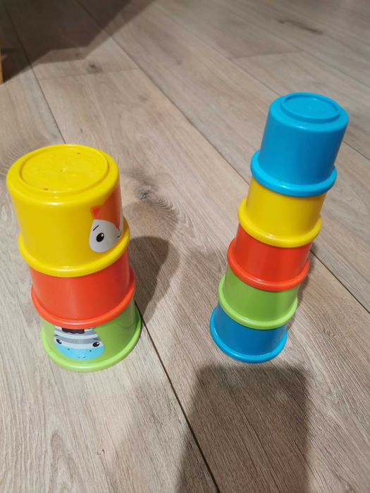 Dimpl fat brain toys + wieża Fisher price