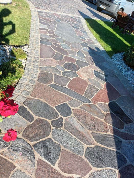 Kamień polny"piętki" płomieniowane