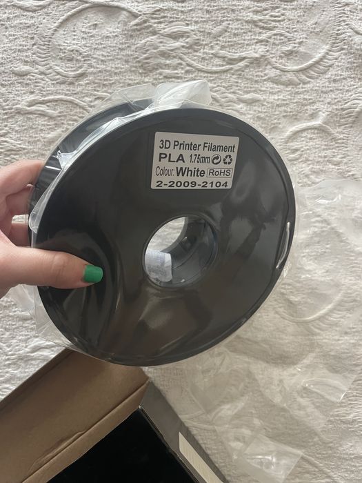 Ender rolo de plastuco branco para impressora 3D