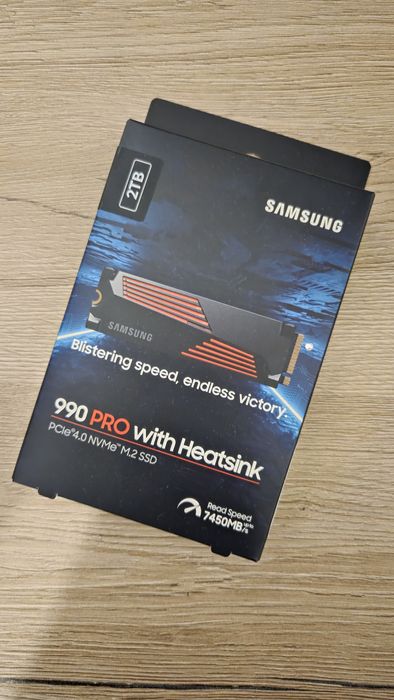 Nowy dysk SSD Samsung 990 Pro 2TB Heatsink | 7450 MB/s | Gwar. 5 lat