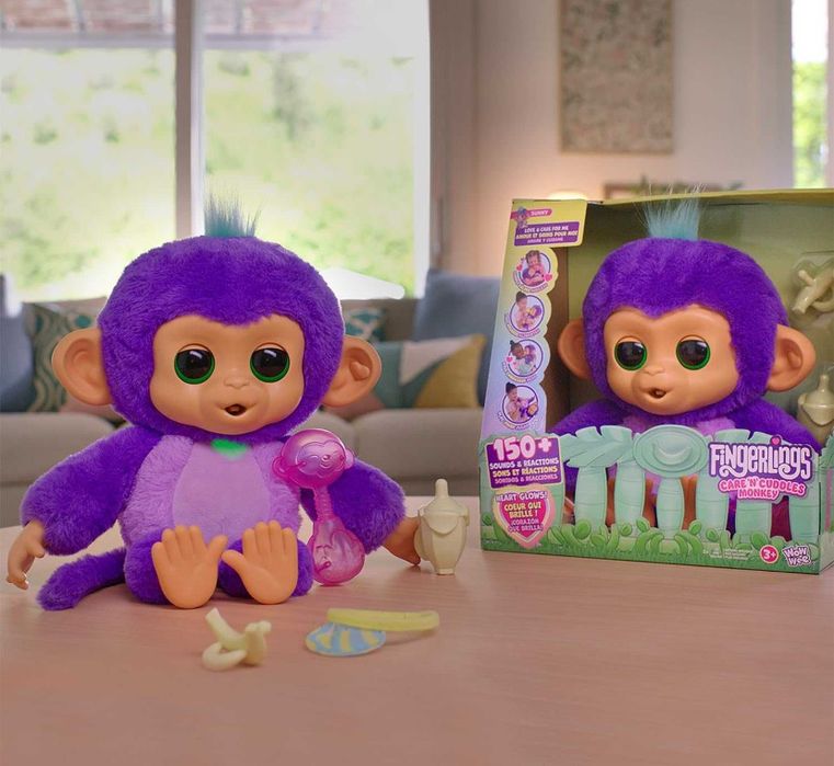 Интерактивная обезьянка Санни Fingerlings Interactive Baby Monkey