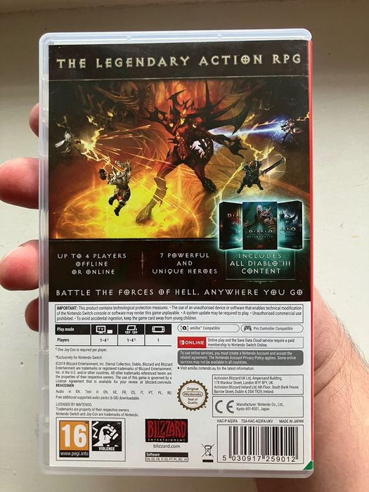 Diablo 3 для Nintendo Switch