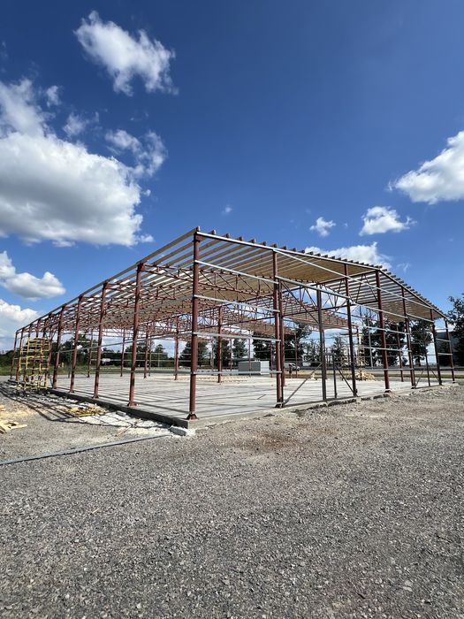 Ангар 29м ширина 40м довжина 5,5м висота