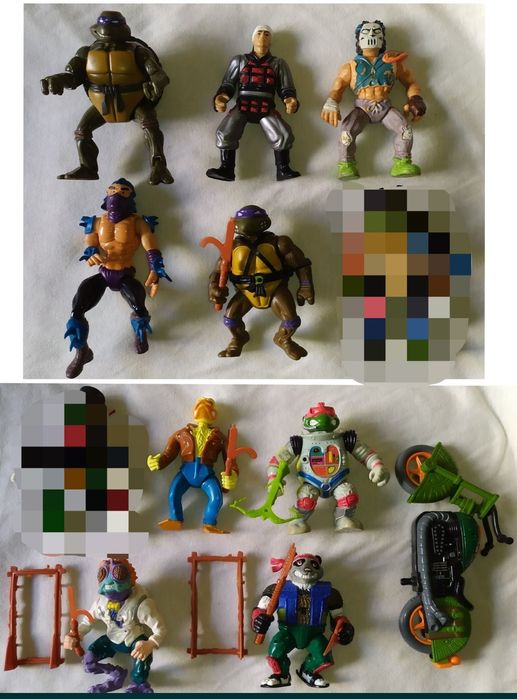 Figuras de ação Action-figures DC Marvel Motoratos TMNT