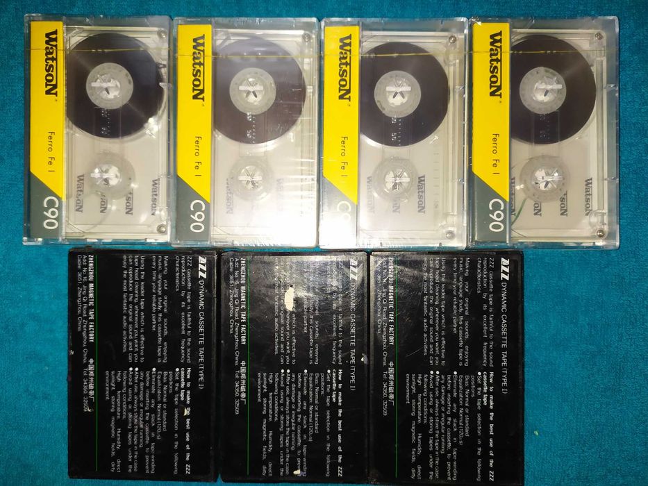 Аудіокасети нові  80 грн за 1 шт