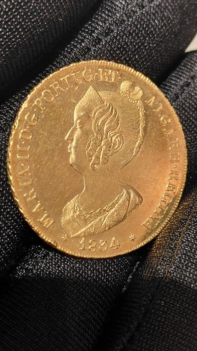 Moeda Peca D.Maria II 1834