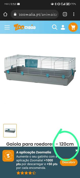 Gaiola para animais NOVA