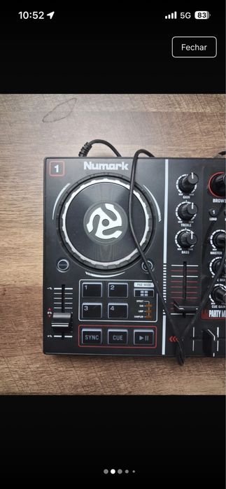 Controlador DJ mesa de mistura numark