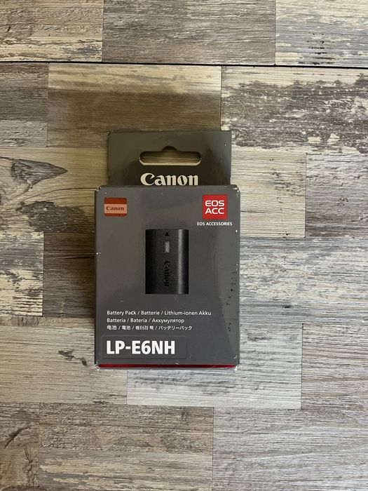 Акумулятор Canon LP-E6NH оригінал для EOS R5, R6, R7, 5D, 6D