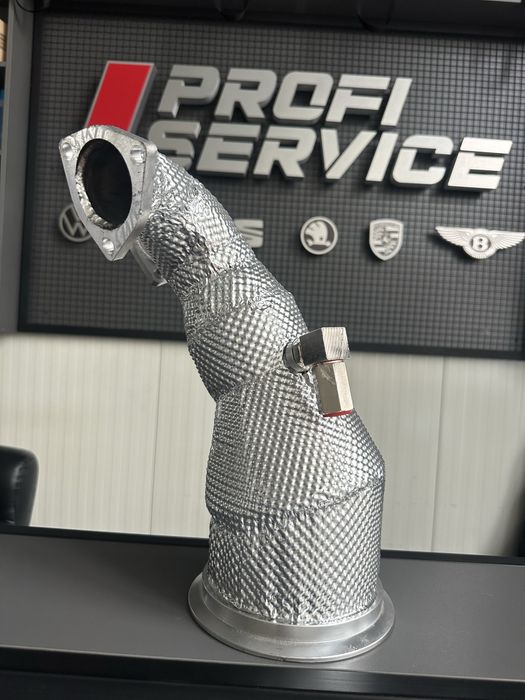 Спортивний даунпайп Downpipe для Audi SQ5 80A 2017-2024 Вихлоп пайп