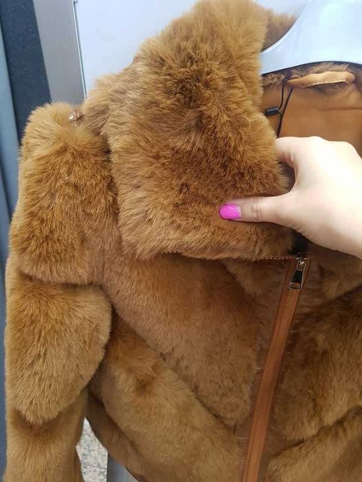 Futerko brązowe camel czekolada S