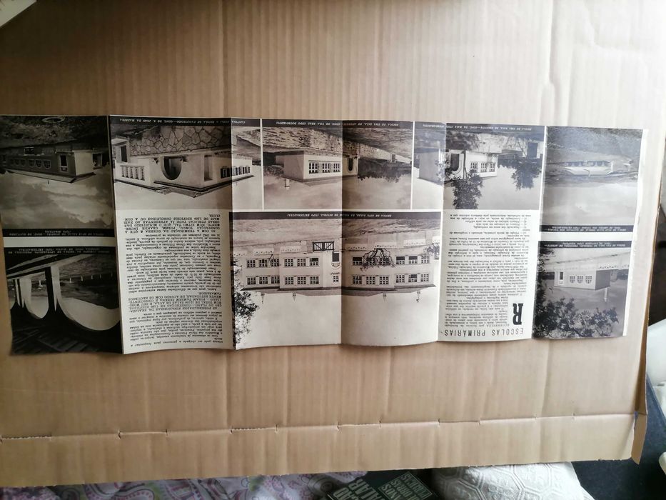 SALAZAR Folhetos Obras Públicas do ESTADO NOVO  Escolas/Hospitais 1932