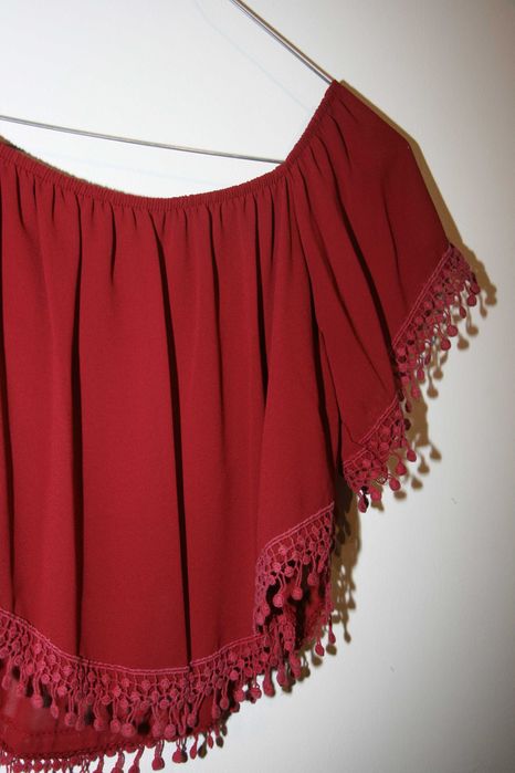 Crop Top Bordeaux