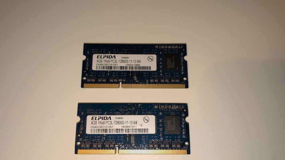 RAM Elpida 8GB (2x4GB) DDR3 1333MHz SO-DIMM do laptopa