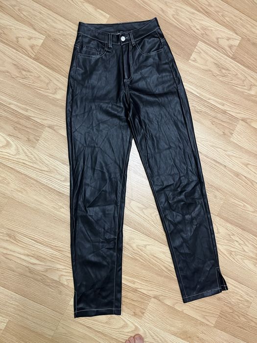 Spodnie skórzane damskie XS
