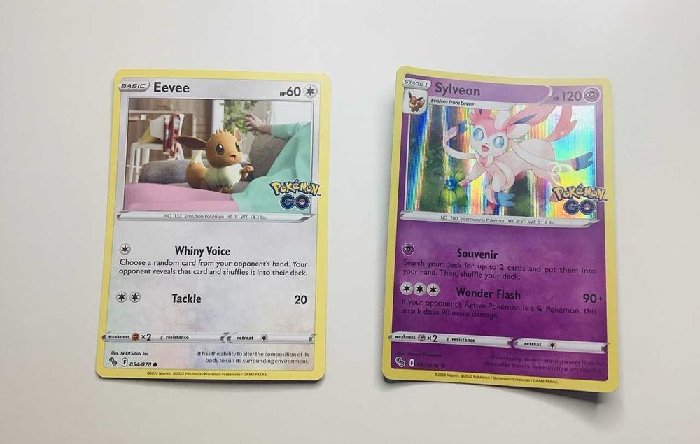 Cartas Pokémon Go Evoluções