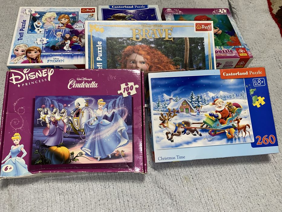 Набір із 6 пазлів для дівчинки
