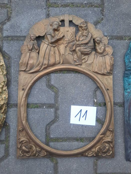 A004 Przetłoczka tarczy ozdoba starego zegara comtoise otwór 23,5cm