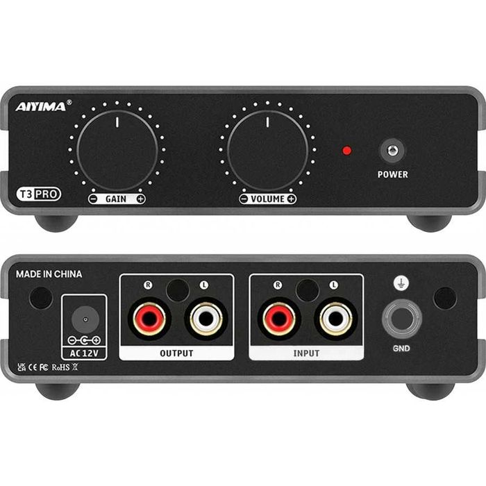 Aiyima T3 PRO MM/MC pré-amplificador