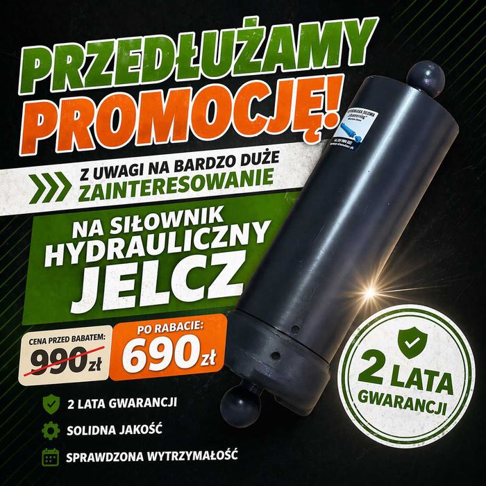 Siłownik JELCZ ! 2 lata gwarancji !! Od ręki!