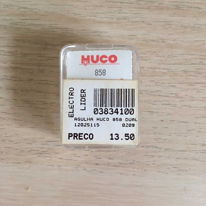 Agulha Huco 858 Dual 211 para gira-discos