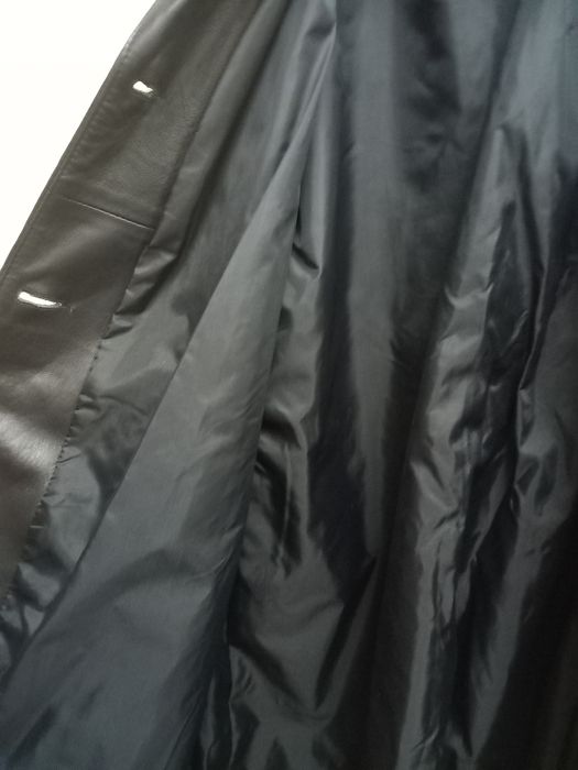 Casaco  em pele comprrido