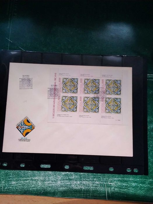 1982 FDC Do Bloco 5 Seculos Do Azulejo Em Portugal MNH **